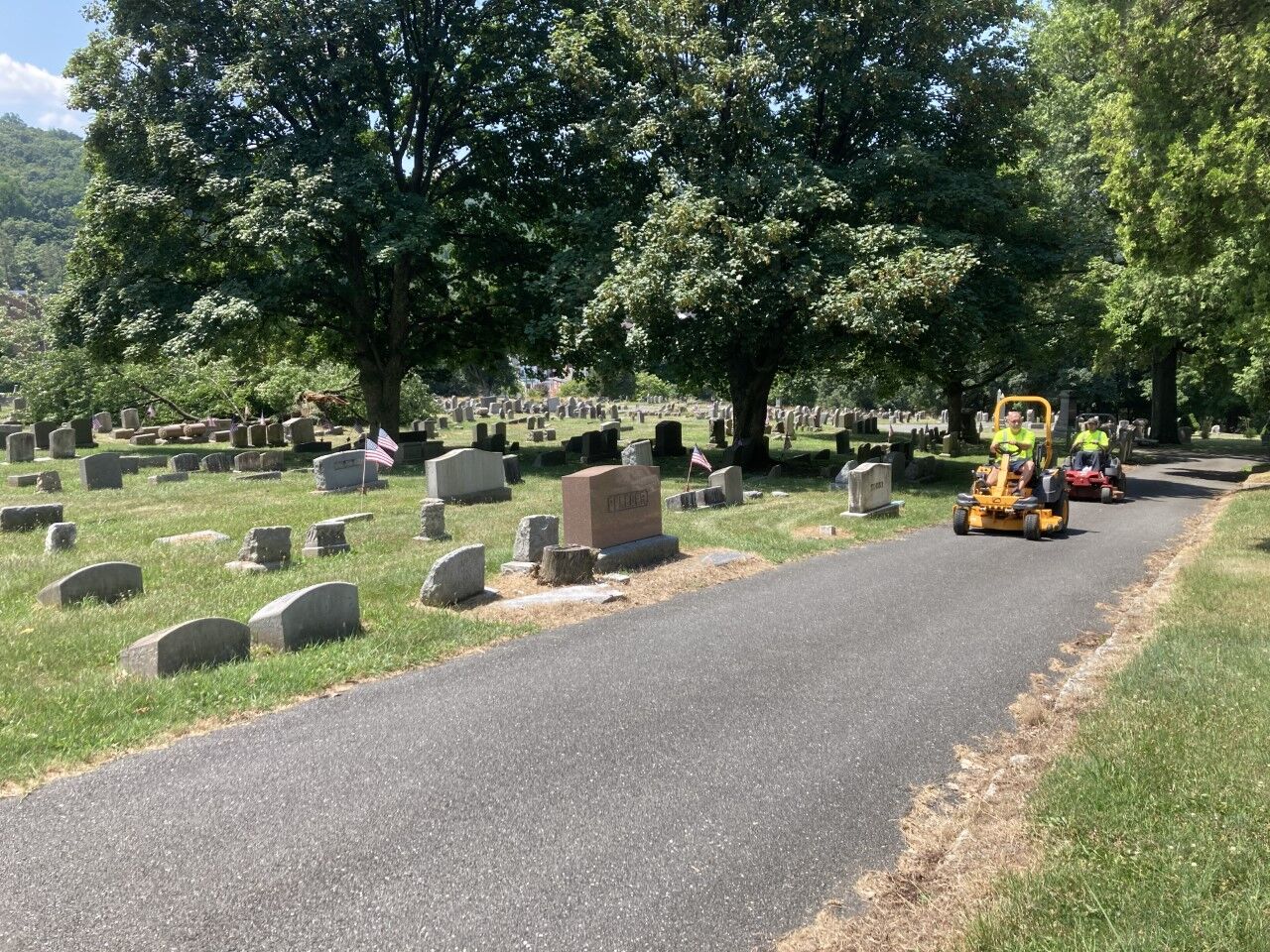 Cleanup of the Aulenbach Cemetery